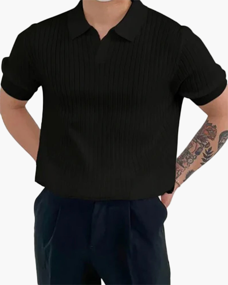 Apollo Florence Ribbed Cotton Polo