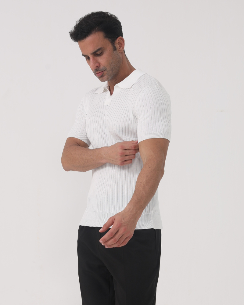 Apollo Florence Ribbed Cotton Polo